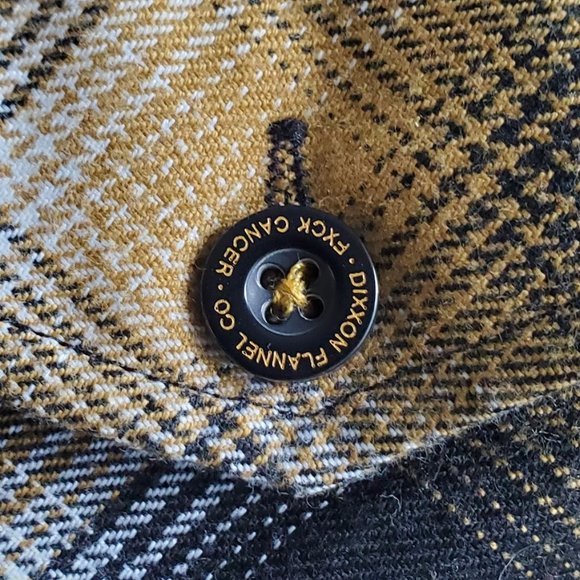 Dixxon Flannel F*CK CANCER Men's SMALL - Picture 5 of 7